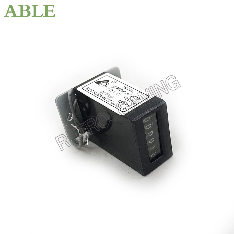 Retro Gaming Store - 2Pcs Coin Counter Meter Mechanical 6