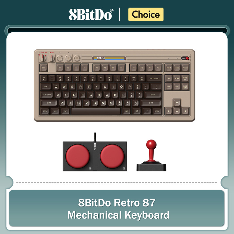 Retro Gaming Usb - 8BitDo Retro Mechanical Keyboard, BT/2.4G/USB-C Hot