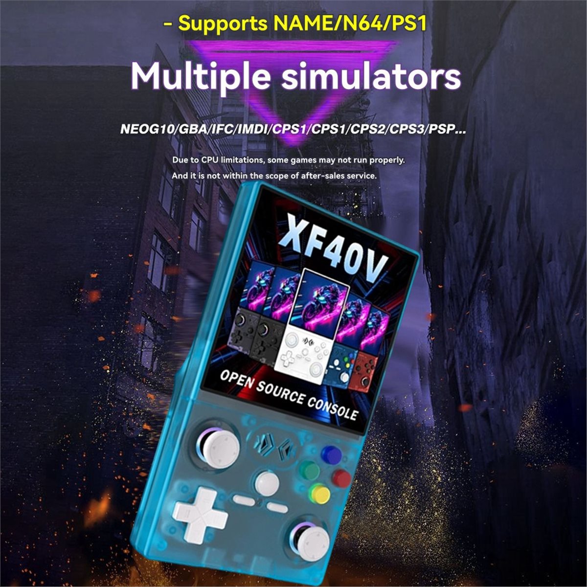 Retro Gaming Handheld Console - A86G NEW XF40V Retro Handheld Game