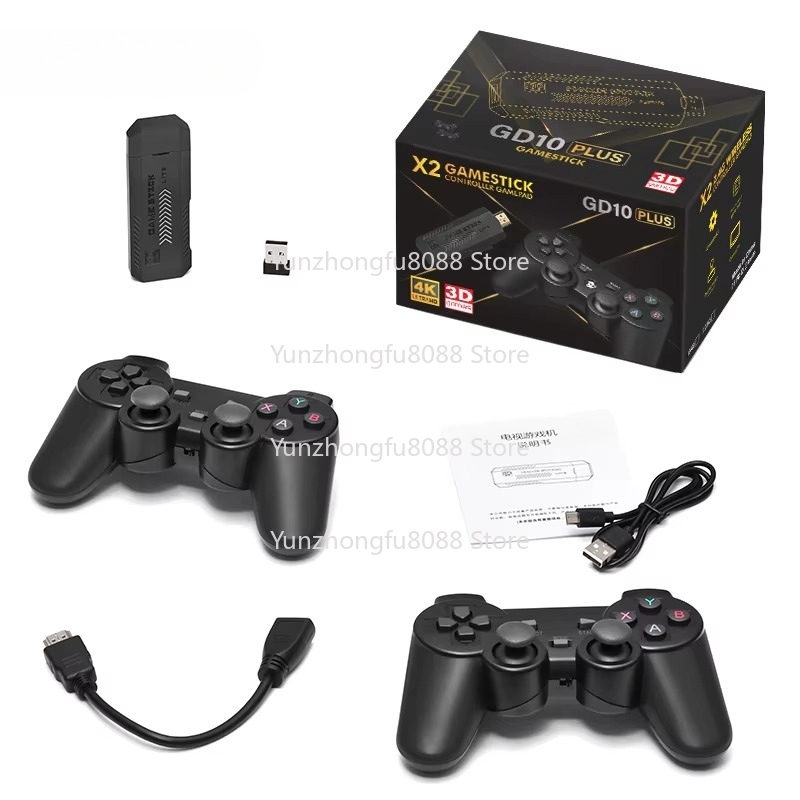L GD10 Plus Game Stick 4k Blac - đánh giá và giá Retro Gaming X2