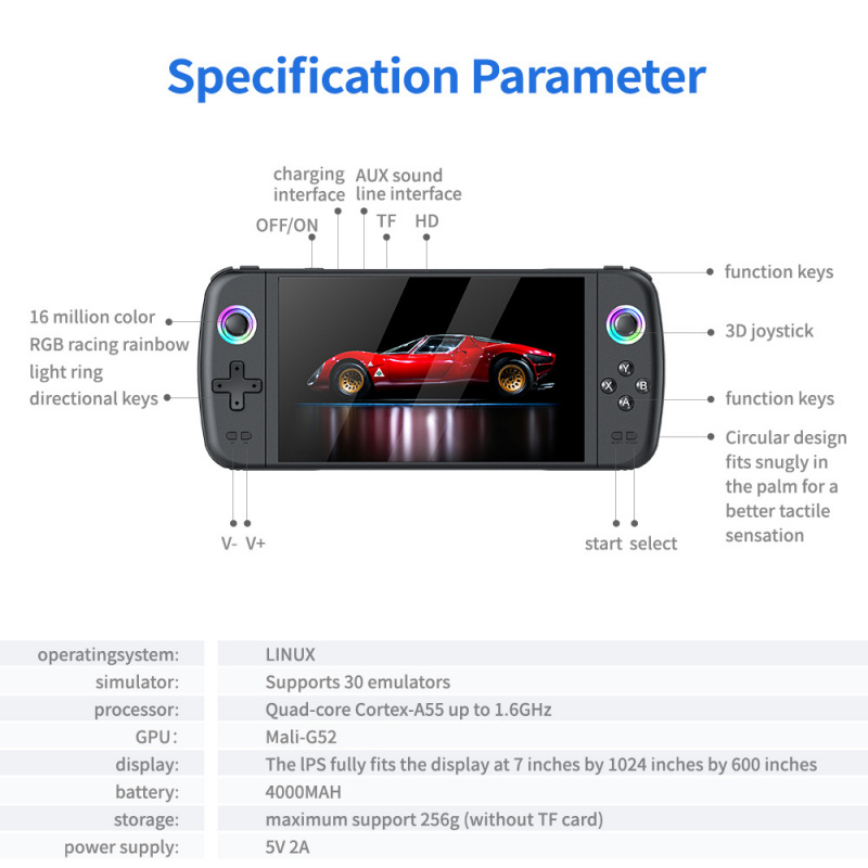 New M27 Large Screen Handheld  - đánh giá và giá Retro Gaming Device