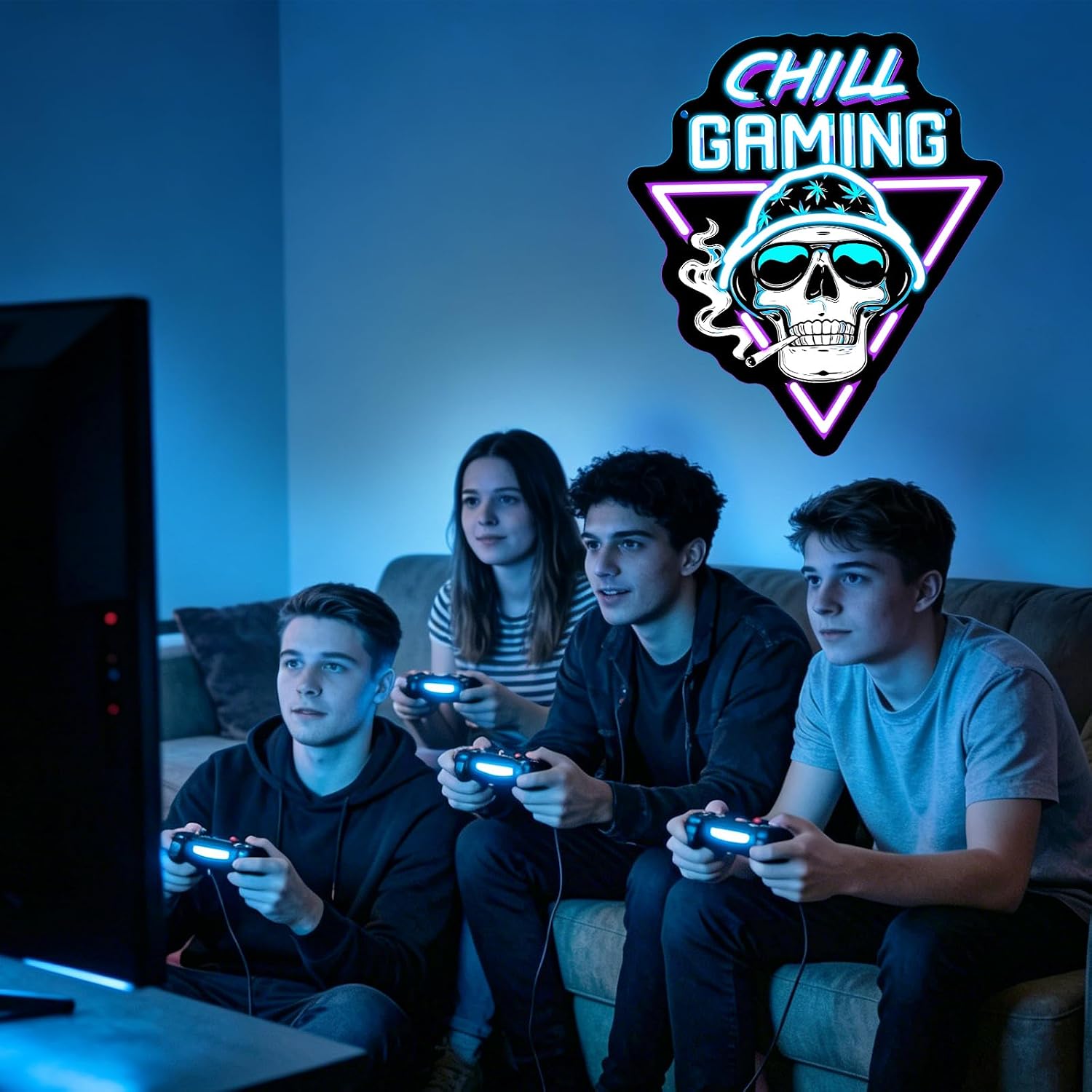  Chill Gaming Skull LED Neon  - đánh giá và giá Retro Gaming Usb