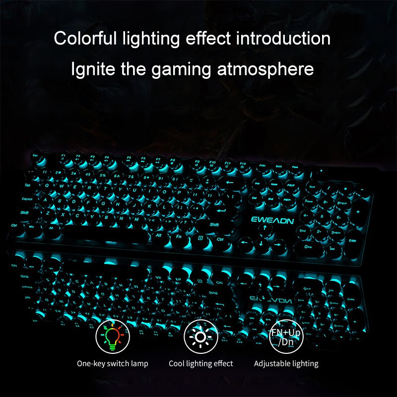 EWEADN Typewriter Gaming Keybo - đánh giá và giá Retro Gaming Usb