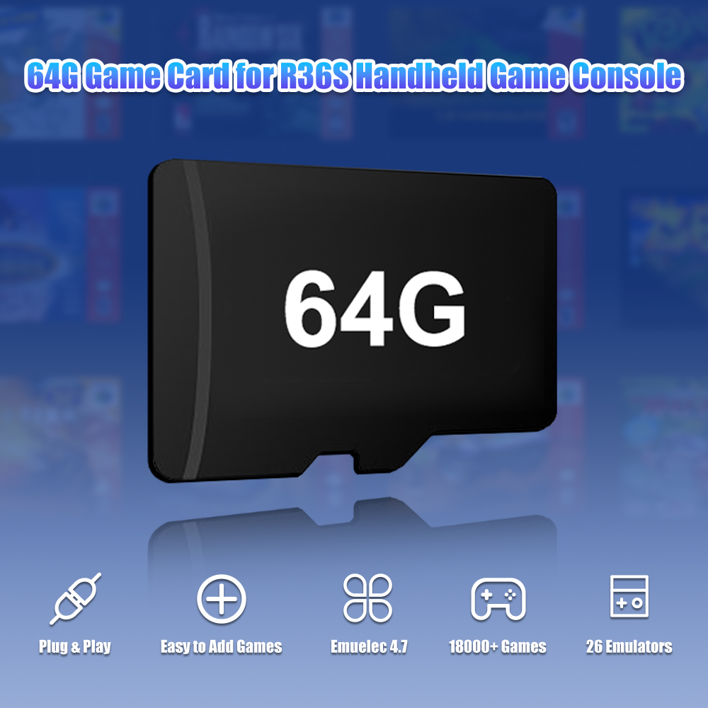 64G Game TF Card for R36S Vide - đánh giá và giá Retro Gaming Handheld Console