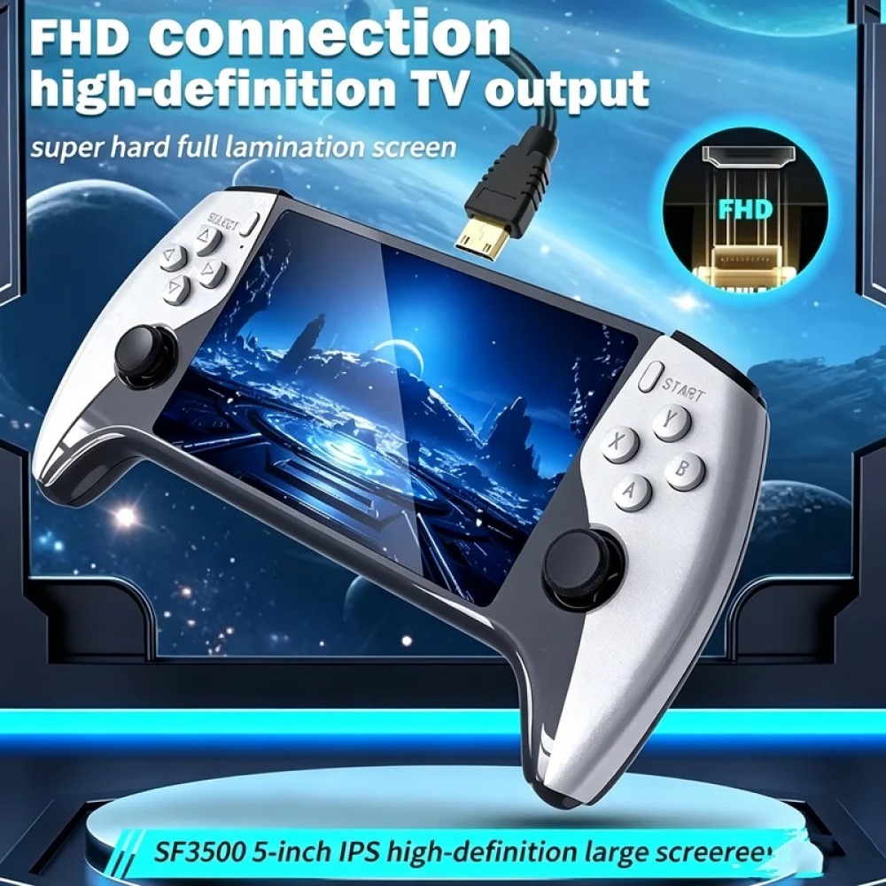SF3500 5 inch Handheld Game Co - đánh giá và giá Retro Gaming Device