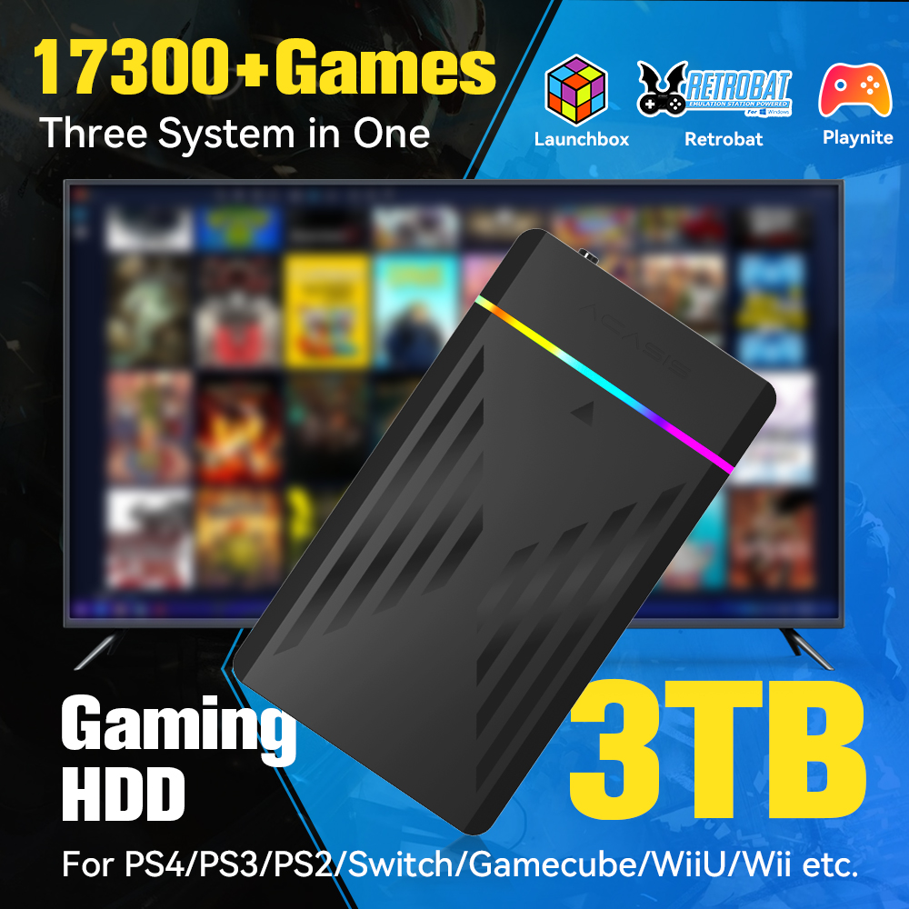 3TB Portable Gaming HDD Launch - đánh giá và giá Retro Gaming Device